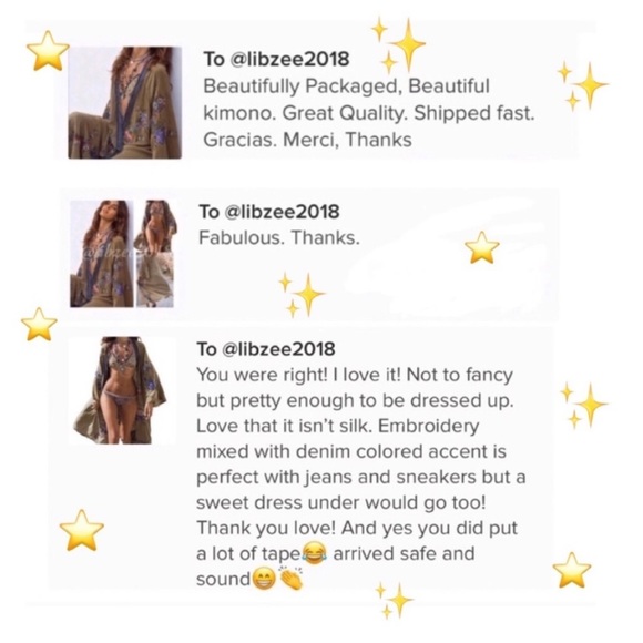 Embroidered Floral Bohemian Kimono Robe Swimsuit Cover-Up in Olive Green - Picture 5 of 7